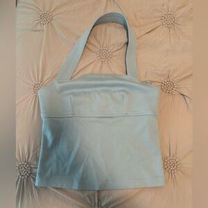 Anthropologie Blue Tank Top with Sleek Design